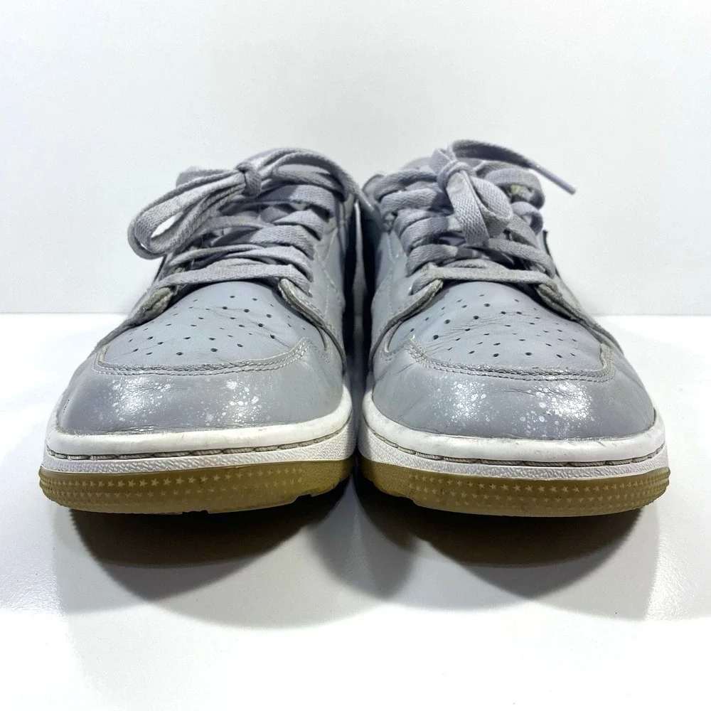 Nike Mens Size 9.5 Air Jordan 1 Low Golf Wolf Grey Gum Golf Shoes DD9315-006